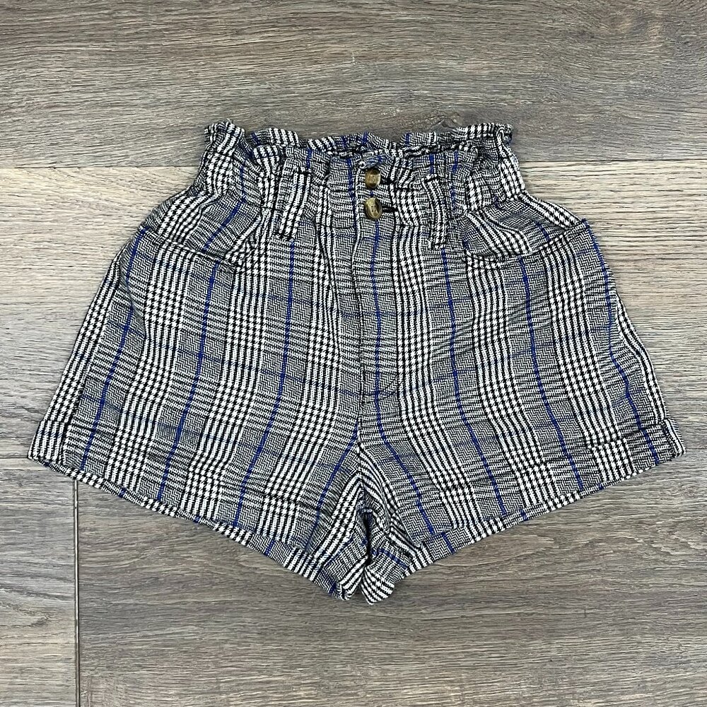 American Eagle Outfitters Plaid Mom Shorts